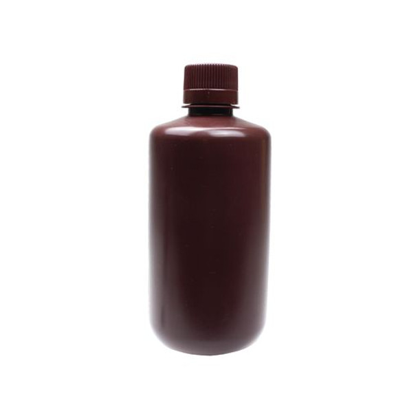 REAGENT BOTTLES, NARROW MOUTH, HDPE, 1000 ml, AMBER PK/6