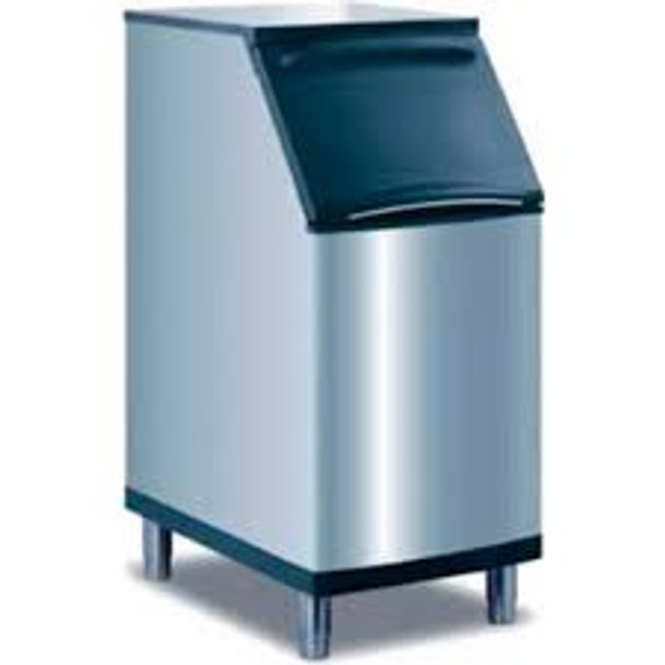 Manitowoc Ice D-420 Ice Bin, Stainless Steel Exterior, Top-Hinged Front Opening Access Door