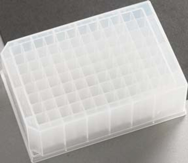 96 Deep Square Well, 2.2mL/well, Polypropylene, Toughened Genomics Plate, 50/pk