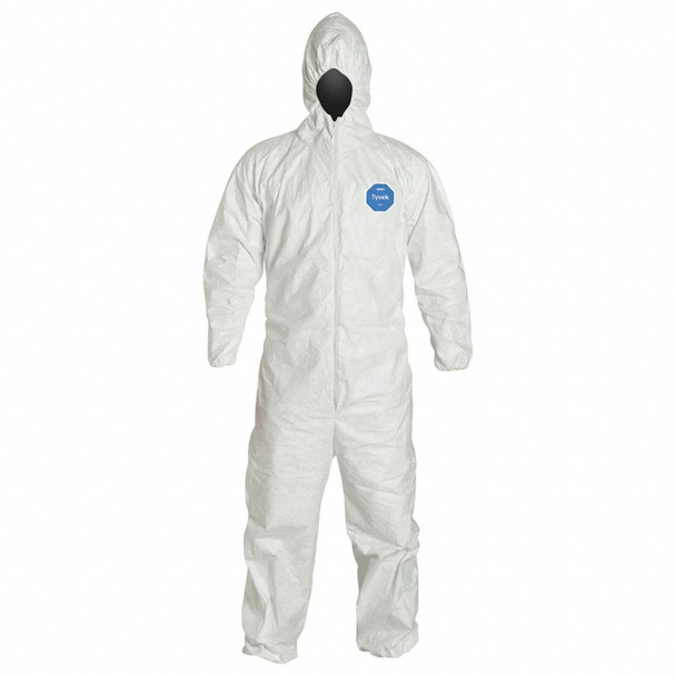 Hooded Disposable Coveralls, Hooded, Size 7XL, PK 25, TY127SWH7X002500