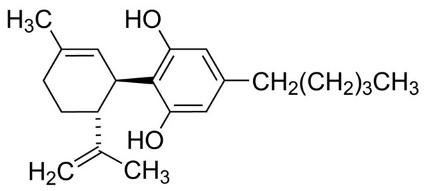 Cannabidiol Solution, Second Lot, 1 mg/mL in methanol, certified reference material, ampule of 1 mL, Cerilliant