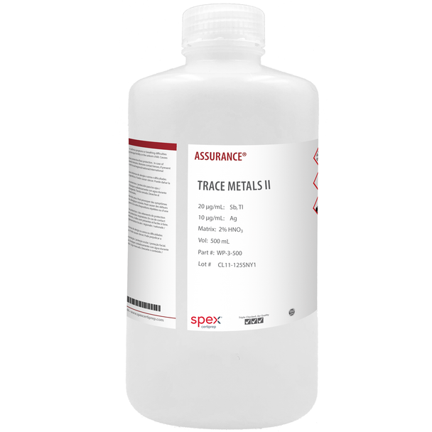 Assurance Grade Trace Metals II for AA & ICP in HNO3, 500mL