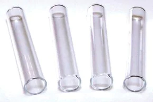 Certified glass inserts, large opening vials, volume 0.35 mL, clear glass insert (flat bottom), pkg of 100 ea