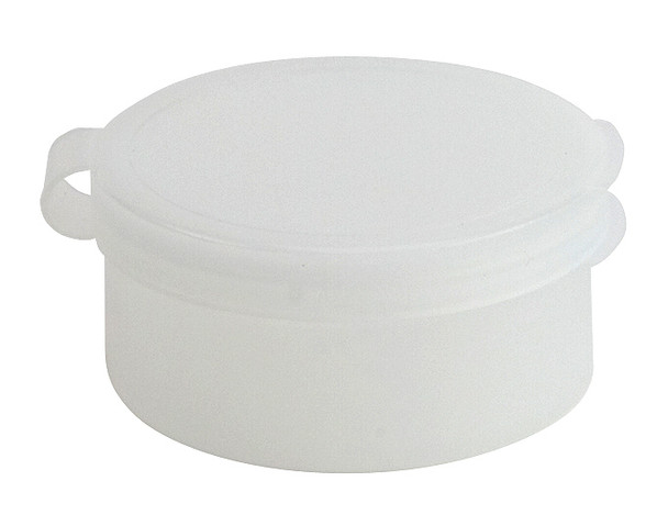 Hinged Lid Container, PE CS/100, Hinged Lid 0.5oz