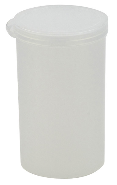 Hinged Lid Container, PE CS/100, HInged Lid 4oz