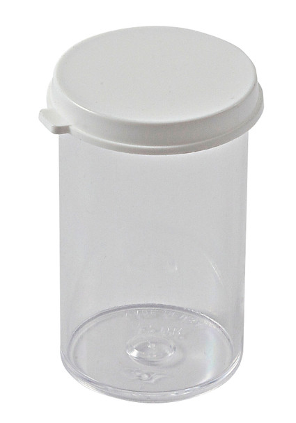 Snap Cap Vial Containers, PS, 15Dr