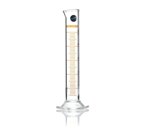 Graduated Measuring Cylinder Single Metric Pour Out ASTM Class B 25ml TC
