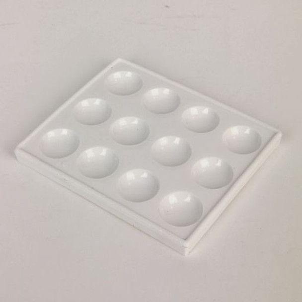 Spot Plate, 12 Cavity, Plastic, 12/PK