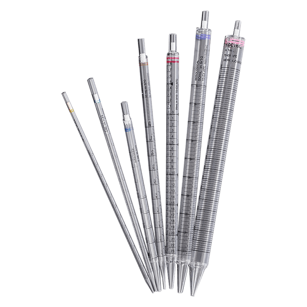 Oxford LP Serological Pipettes, 50 mL, Purple, Sterile, Individually Wrapped, 100 /Case