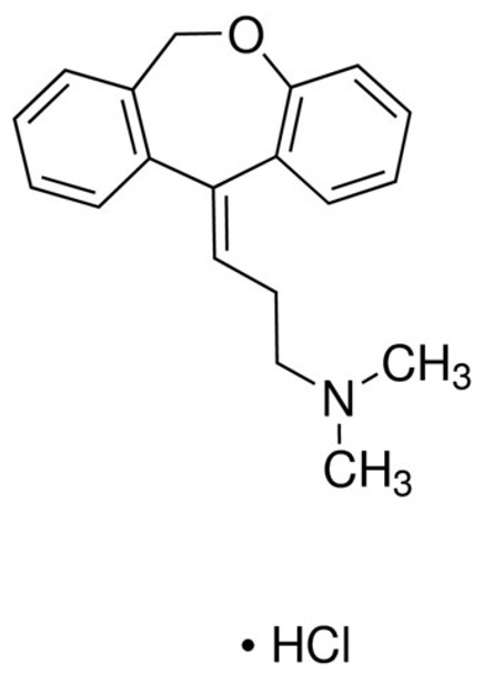 Doxepin hydrochloride solution 1.0 mg/mL in methanol (as free base), ampule of 1 mL, certified reference material, Cerilliant