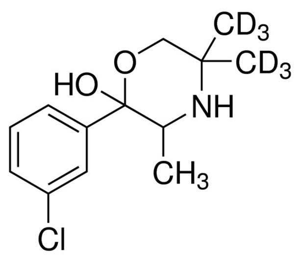 Hydroxybupropion-D6 solution 100 ug/mL in acetonitrile, ampule of 1 mL, certified reference material, Cerilliant