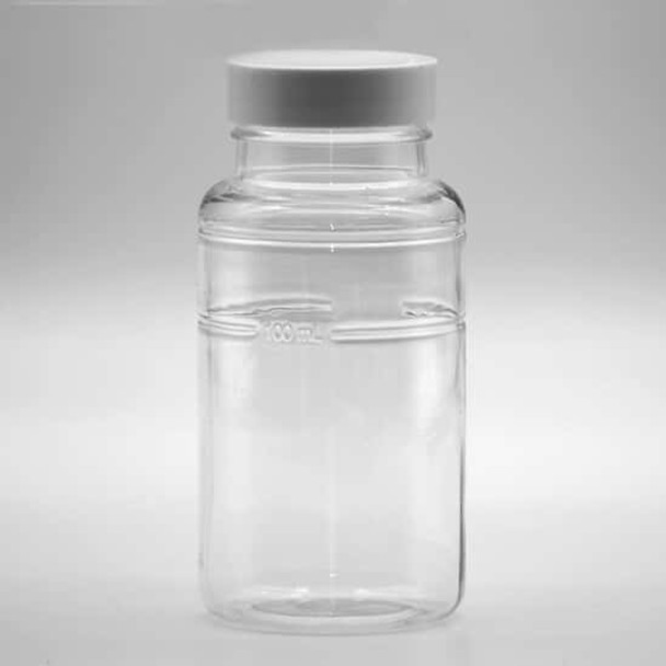 Environmental Express Disposable Sterile Sampling Vials without Thiosulfate, Screw-Top Caps, PC, 120 mL; 100/CS