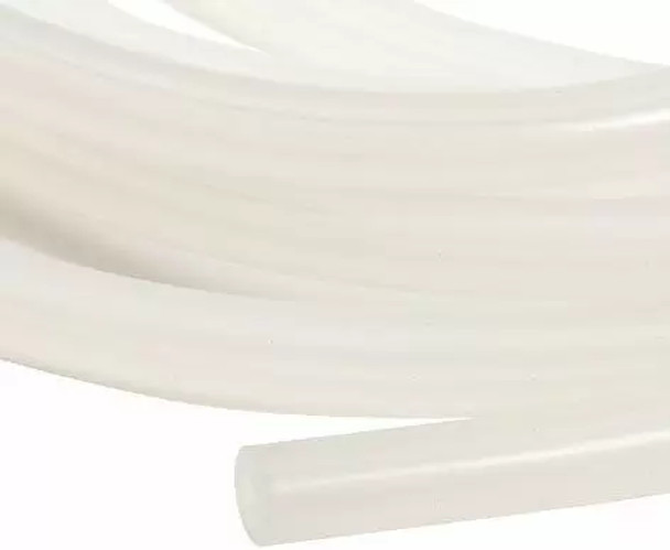 3/8" White Premium Food Grade Silicone Vacuum Tubing, 3ft