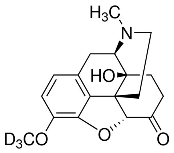 Oxycodone-D3 solution 00 ug/mL in methanol, ampule of 1 mL, certified reference material, Cerilliant