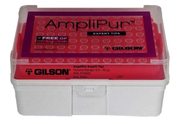 Gilson AmpliPur Filter Pipette Tips, FT1000, 100 – 1000 ul, CS/960