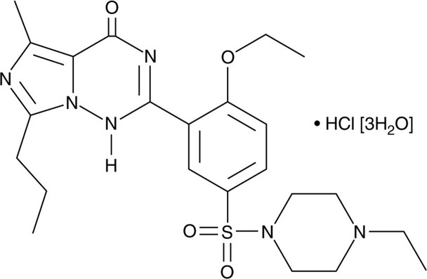 Vardenafil (hydrochloride hydrate), 10MG