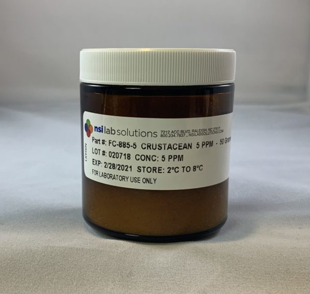 Crustacean Allergen Reference Material – 5ppm, 50g