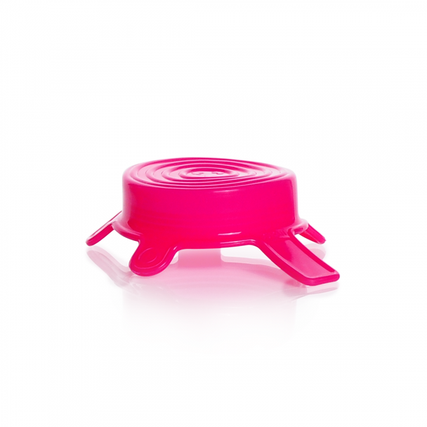 Silicone Lid, Beaker, M, Pink, 66-79mm