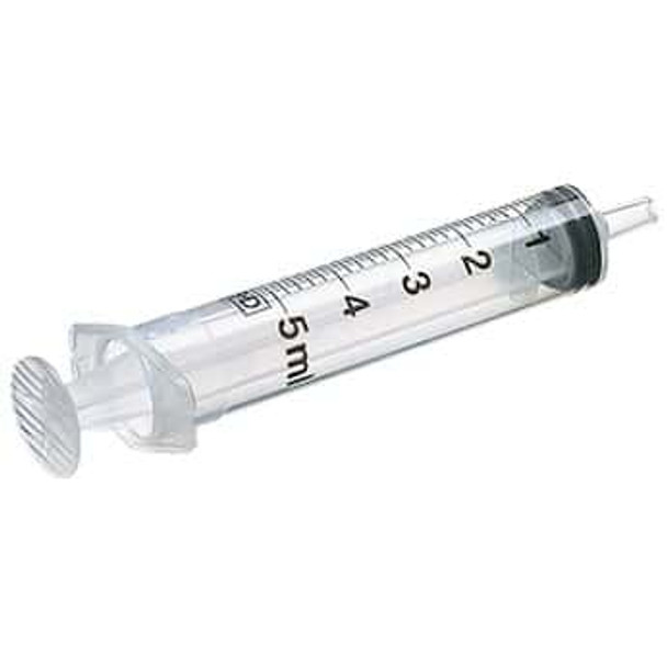 Cole-Parmer Essentials Clear Disposable Syringe, Luer Lock Tip Syringe, Non-Sterile, 30 mL; 50/Bag
