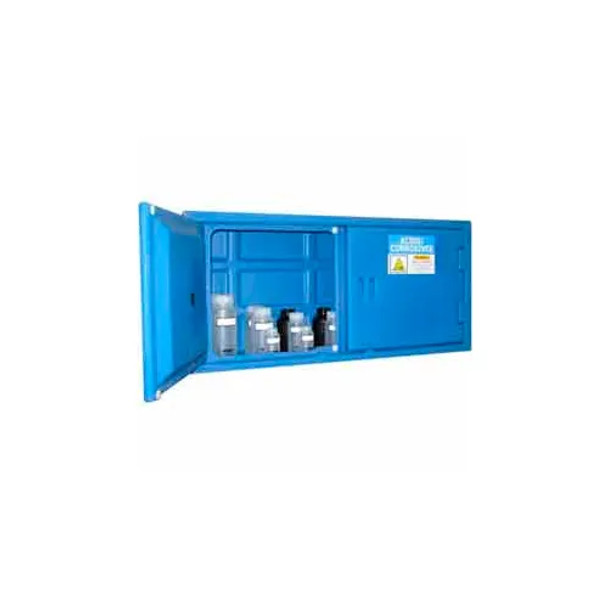 Securall Polyethylene Cabinet for Harsh Acids/Corrosives Blue