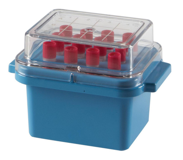 Mini Benchtop Cooler, 12-Place,  Blue