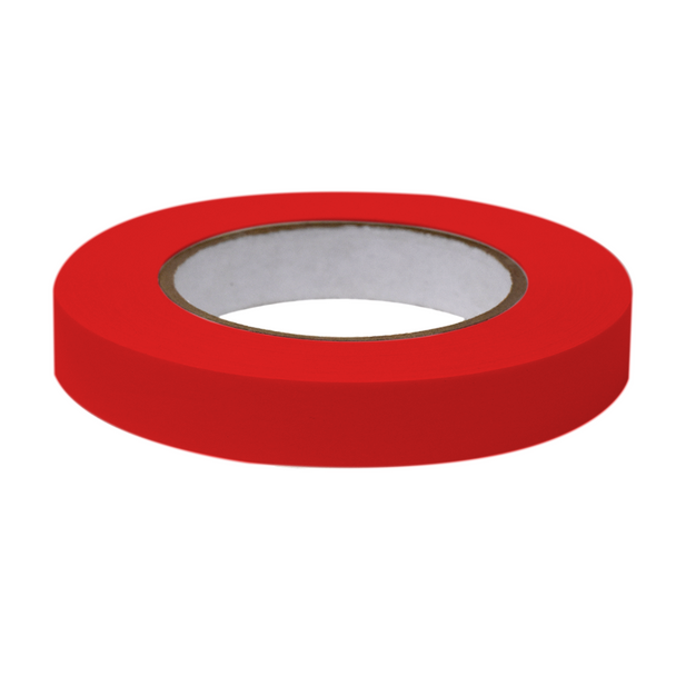 Labeling Tape, 3/4in x 60yd per Roll, 4 Rolls/Case, Red