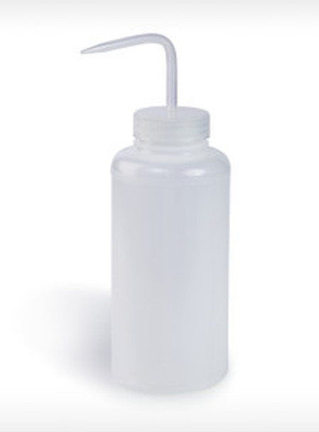 LDPE wash bottles capacity 1,000 mL, Wide-mouth