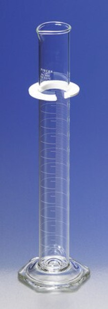 Pyrex single metric scale graduated cylinder, calibrated to deliver, 24EA