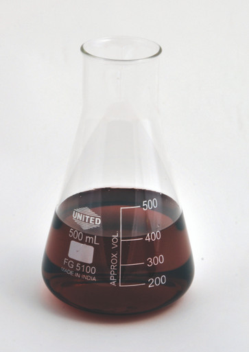 Corning Pyrex Borosilicate Glass Round Bottom Distilling Flask