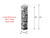 Tumbled Stone Column Sleeve - Narrow