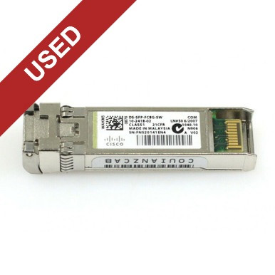 Cisco DS-SFP-FC8G-SW 8G Fibre Channel SFP+ Short Wave Transceiver | Used