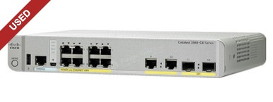 Cisco WS-C3560CX-8PC-S Catalyst 3560CX 8-Port PoE IP Base Compact Switch | Used