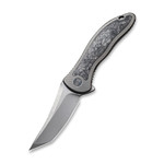 We Knife Co. Mini Synergy Tanto Titanium w/ Shred Carbon Fiber Inlays 2012CF-A