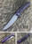 We Knife Co. Purple/Carbon Fiber 704CF-A