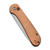 CIVIVI Button Lock Elementum Brown Micarta C2103D