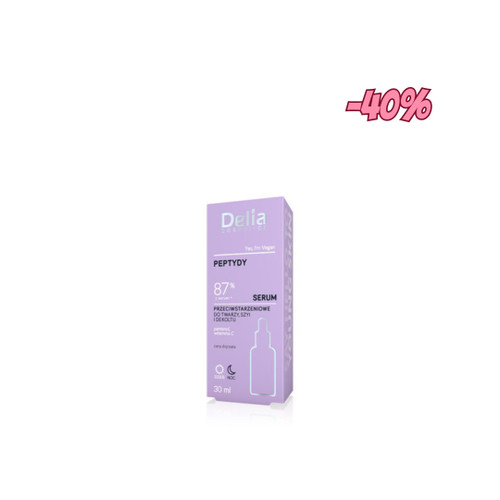 Delia serum anti-ageing za lice, vrat i dekolte PEPTIDI 87% IZ PRIRODE 30ml
