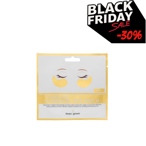 BEAUUGREEN Hidrogelni eye patches s kolagenom i zlatom 2 kom