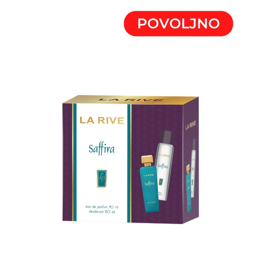 Poklon paket SAFFIRA  edp 100 ml + deo 150 ml