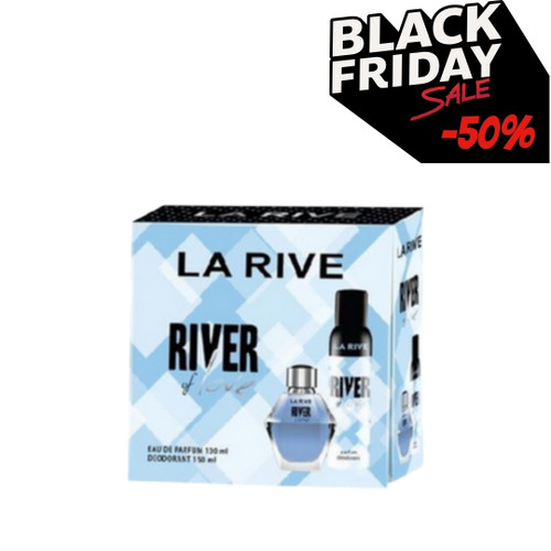 Poklon paket RIVER OF LOVE  edp 100 ml + deo 150 ml (Cijena 02.05.2025.: EUR6,57) Poklon paket RIVER OF LOVE  edp 100 ml + deo 150 ml (Cijena 02.05.2025.: EUR6,57)