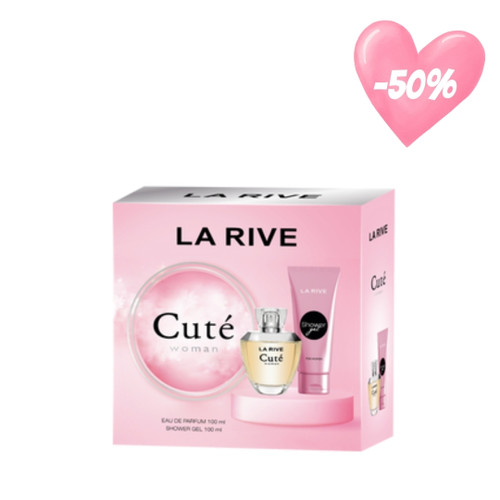 Poklon paket LA RIVE CUTÉ EDP 100 ML + GEL za tuširanje 100 ML (Cijena 02.05.2025.: EUR13,14)