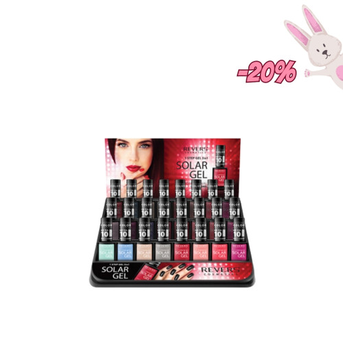 Lak za nokte SOLAR GEL Revers - Dugotrajni lak za nokte - Učinak hibridnog laka za nokte 10 ml