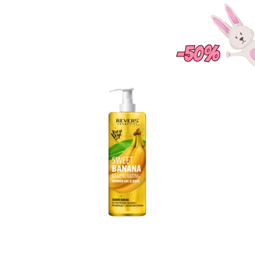 REGENERIRAJUĆI gel za tuširanje i kupanje SWEET BANANA 400ml (Cijena 02.05.2025.: EUR4,50)