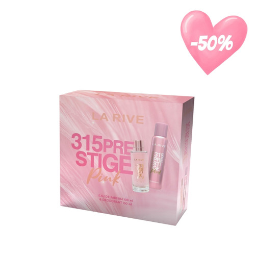 Poklon paket 315 PRESTIGE PINK  edp 100 ml + deo 150 ml