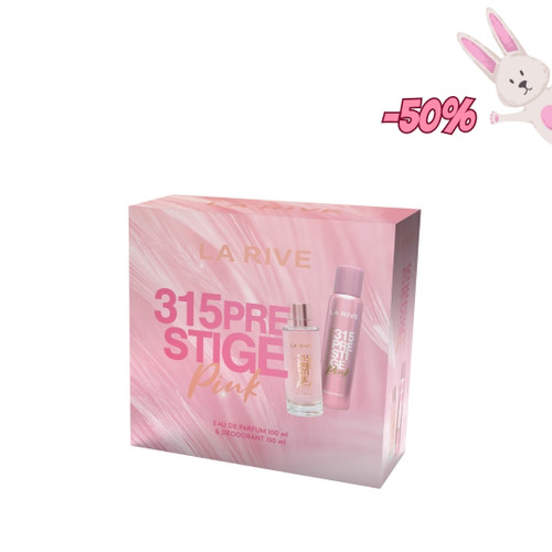 Poklon paket 315 PRESTIGE PINK  edp 100 ml + deo 150 ml