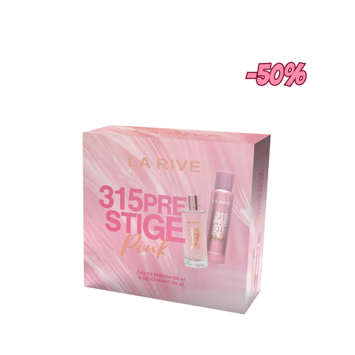 Poklon paket 315 PRESTIGE PINK  edp 100 ml + deo 150 ml