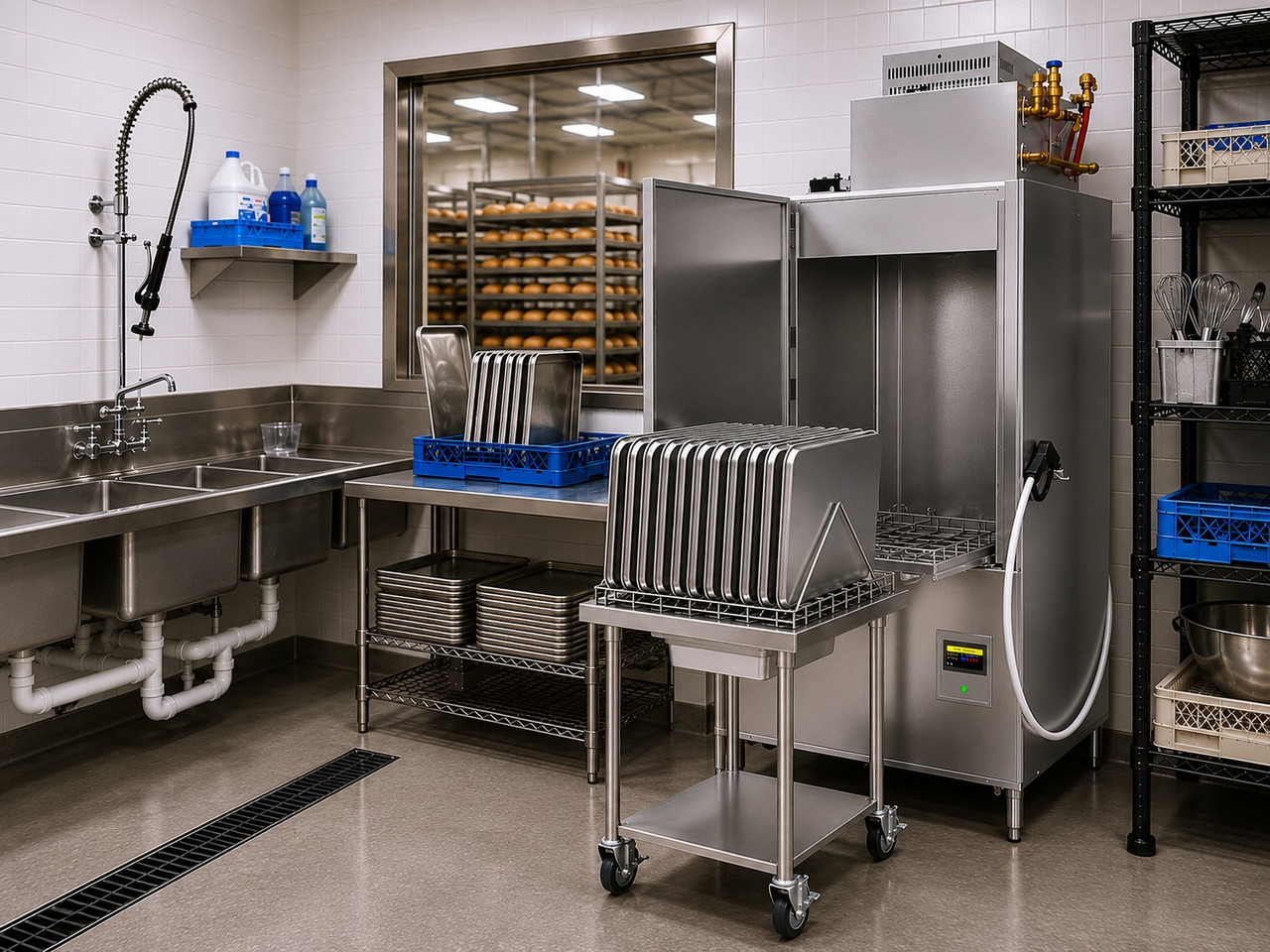 PP-11 PRO VHR | Door Type Pot, Pan and Utensil Washer