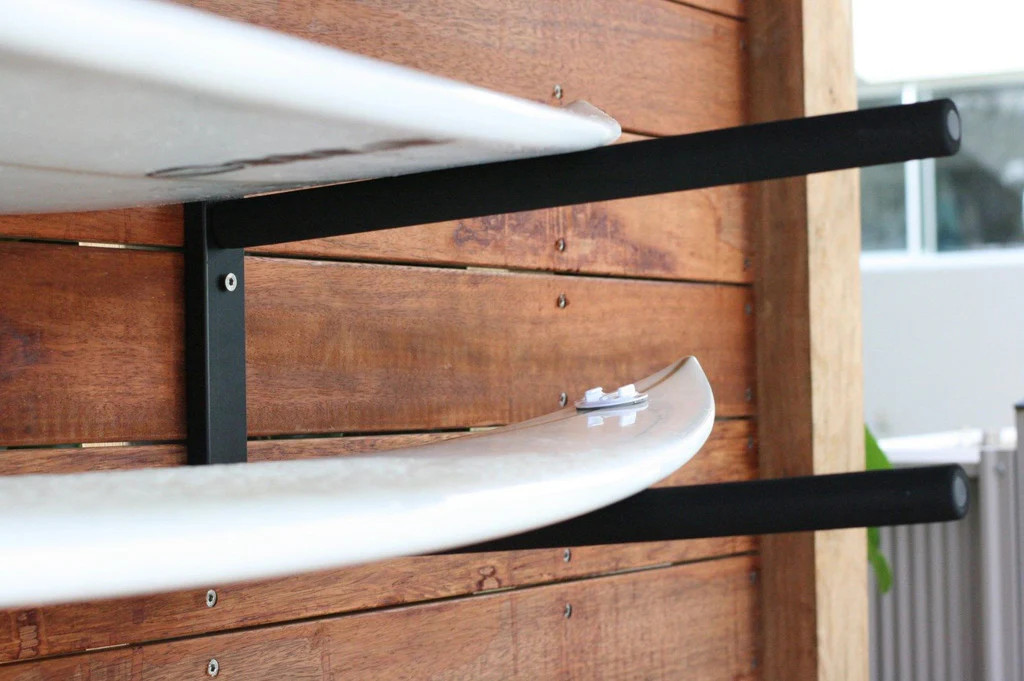 Curve Surfboard Rack Double Aluminium - NZ Boardstore