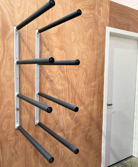 Curve SUP Wall Rack Quad Aluminium - NZ Boardstore
