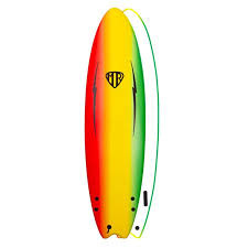 O&E MR Spray Ezi Rider Twin Fin - 7ft Rasta - O&E MR Spray Ezi Rider Twin Fin - 7ft Rasta