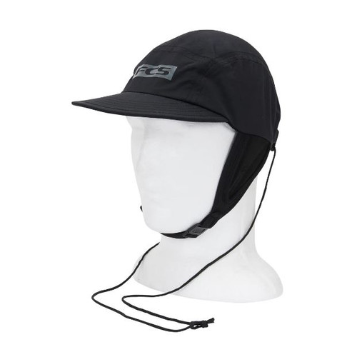 FCS Essential Surf Cap Black - FCS Essential Surf Cap Black